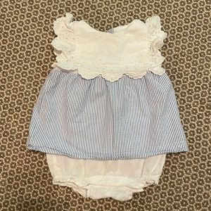 Janie and jack seersucker romper